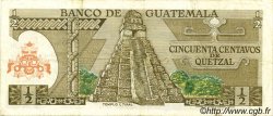 50 Centavos de Quetzal GUATEMALA  1974 P.058b TTB+