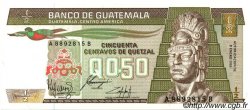 50 Centavos de Quetzal GUATEMALA  1985 P.065 NEUF