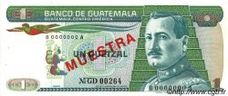 1 Quetzal Spécimen GUATEMALA  1983 P.066s SPL