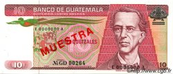 10 Quetzales Spécimen GUATEMALA  1983 P.068s SPL