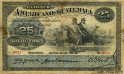 25 Pesos GUATEMALA  1913 PS.113 TB