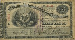 5 Pesos GUATEMALA  1885 PS.154a TB
