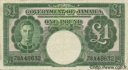 1 Pound JAMAÏQUE  1950 P.41b TTB