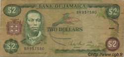 2 Dollars JAMAÏQUE  1986 P.69b TB