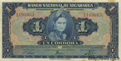 1 Cordoba NICARAGUA  1941 P.090a SUP+