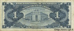 1 Cordoba NICARAGUA  1954 P.099a TTB