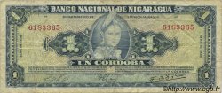 1 Cordoba NICARAGUA  1958 P.099b TB
