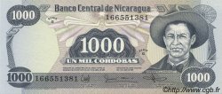 1000 Cordobas NICARAGUA  1987 P.145b NEUF