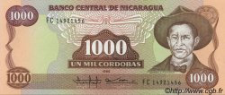 1000 Cordobas NICARAGUA  1985 P.156b SPL