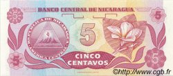 5 Centavos NICARAGUA  1991 P.168a UNC-