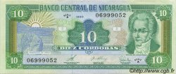 10 Cordobas NICARAGUA  1990 P.175 UNC