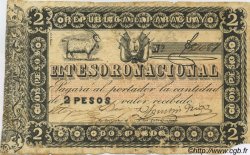 2 Pesos PARAGUAY  1860 P.012 TB