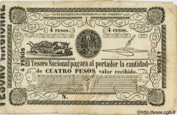 4 Pesos PARAGUAY  1862 P.016