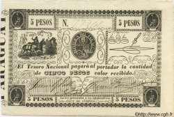 5 Pesos PARAGUAY  1862 P.017