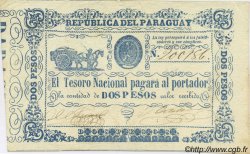 2 Pesos PARAGUAY  1865 P.022 TTB+