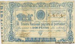 2 Pesos PARAGUAY  1865 P.022 BC+