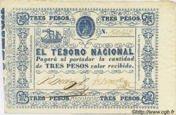 3 Pesos PARAGUAY  1865 P.023 SUP