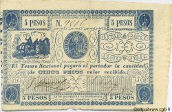 5 Pesos PARAGUAY  1865 P.025 TTB