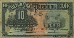 10 Pesos PARAGUAY  1920 P.144 TB