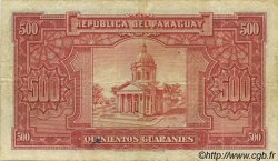 500 Guaranies PARAGUAY  1952 P.190a TB+