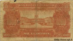1000 Guaranies PARAGUAY  1952 P.191b B