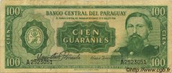 100 Guaranies PARAGUAY  1963 P.198a TB