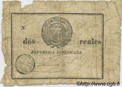 2 reales Non émis RÉPUBLIQUE DOMINICAINE  1844 P.-- (001) AB