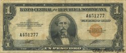 1 Peso RÉPUBLIQUE DOMINICAINE  1947 P.060a TTB
