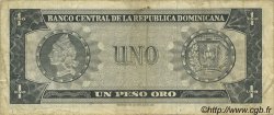 1 Peso Oro RÉPUBLIQUE DOMINICAINE  1964 P.099a TB