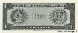 1 Peso Oro Spécimen RÉPUBLIQUE DOMINICAINE  1964 P.099s NEUF