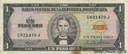 1 Peso Oro RÉPUBLIQUE DOMINICAINE  1973 P.107a TTB+