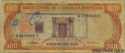 100 Pesos Oro RÉPUBLIQUE DOMINICAINE  1981 P.122a B