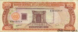100 Pesos Oro RÉPUBLIQUE DOMINICAINE  1990 P.128b TTB