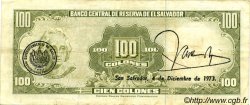 100 Colones SALVADOR  1970 P.114a TTB
