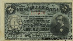 5 Centavos ARGENTINE  1891 P.209 SPL
