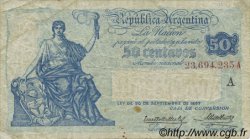 50 Centavos ARGENTINE  1926 P.242A TB à TTB