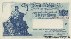 50 Centavos ARGENTINE  1942 P.250b NEUF