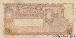 5 Pesos ARGENTINE  1951 P.264c TB