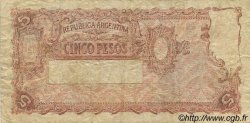 5 Pesos ARGENTINE  1951 P.264d TB
