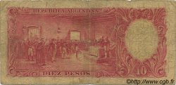 10 Pesos ARGENTINE  1942 P.265c B