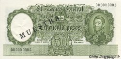 50 Pesos Spécimen ARGENTINA  1955 P.271