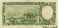 50 Pesos ARGENTINE  1955 P.271c TTB