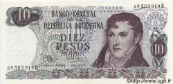 10 Pesos ARGENTINA  1970 P.289 UNC