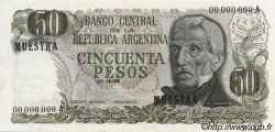 50 Pesos Spécimen ARGENTINE  1972 P.290s NEUF