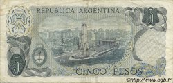 5 Pesos ARGENTINE  1974 P.294 TTB