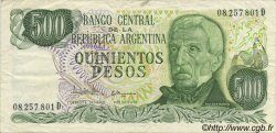 500 Pesos ARGENTINE  1977 P.303c TTB