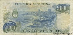 5000 Pesos ARGENTINE  1977 P.305a TTB