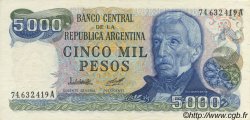 5000 Pesos ARGENTINE  1977 P.305a SPL