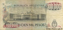 100000 Pesos ARGENTINE  1976 P.308a TB