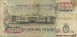 100000 Pesos ARGENTINE  1976 P.308b TB